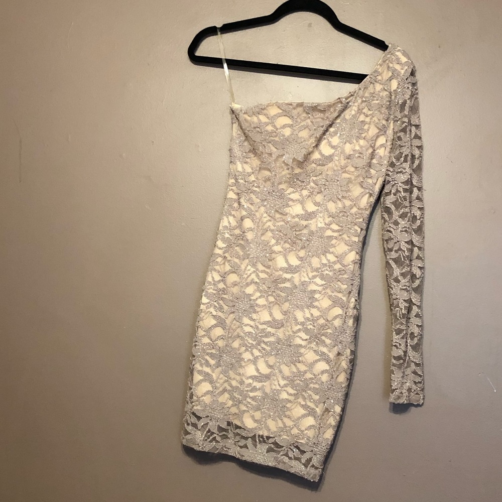 Emerald Sundae Single Sleeve Formal Bodycon Dress